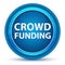 Crowd Funding Eyeball Blue Round Button