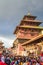 Crowd of Hindu People at Krishna Temple, Patan Durbar Square,Kathmandu