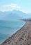 Crowd of people at Antalya Konyaalti beach before Covid19