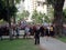 Crowd of people watch and photograph stars walking the red carpet during the Hawaii 5-0 Television show season 5 premier