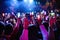 Crowd\\\'s Perspective: Mobile Phones Held High at Electric Concert - Generative AI