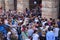 Crowd of spectators near the Arena of Verona entrance