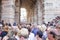 Crowd of spectators near the Arena of Verona entrance