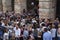 Crowd of spectators near the Arena of Verona entrance