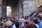 Crowd of spectators near the Arena of Verona entrance