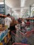 Crowded aisles and frustrated shoppers at  Costco due to the Coronavirus Scare