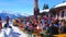 Crowded Areitalm lounge terrace, Zell am Zee, Austria