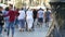 Crowded Barcelona City Center Racking Focus