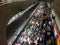 Crowded brazilian SÃ© subway station