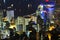 Crowded city at Hong Kong
