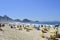 Crowded Copacabana beach. Rio de Janeiro, Brazil