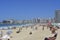 Crowded Copacabana beach. Rio de Janeiro, Brazil