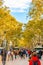 Crowded day in La Rambla, Barcelona