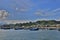 Crowded fishing harbor in Cheung Chau Hong Kong. 20 Aug 2021