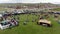 Crowded People Gather for Mongolia`s Traditional National Holiday Naadam Festival