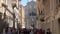 Crowded street in Venice, Italy