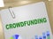 CROWDFUNDING - financial concept