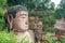 Crowds admiring The Giant Leshan Buddha