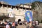 Crowds Outside Medieval Kotor Fortifications, Montenegro