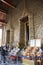 Crowds of tourists visit the picturesque Temple of the Emerald Buddha at The Grand Palace, Bangkok