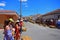 Crowds Watching Motorcycle Race