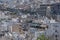 Crowed buildings and city skyline in Athens, Greece