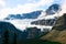 Crowfoot Glacier on Icefields Parkway, Banff Natio