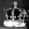 Crown. Black and white photo