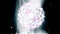 Crown Chakra Sahasrara Mandala Spins in White Energy Field