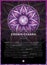 CROWN CHAKRA SYMBOL 7. Chakra, Sahasrara, Banner, Poster, Cards, Infographic with description, features and affirmations.