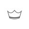 Crown clip art design vector isolated