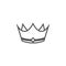 Crown clip art design vector isolated