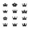 Crown collection - vector silhouette