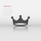 Crown diadem vector icon in flat style. Royalty crown illustration on white isolated background. King, princess royalty concept