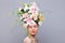 Crown of Fresh Flower as Queen on Asian Woman