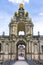 Crown gate in Dresdner Zwinger, Dresden, Germany