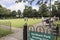 Crown Green Bowling Match in the Park in the market town of Sandbach England