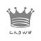 Crown icon king vector cute isolated success queen