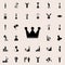 crown icon. Sucsess and awards icons universal set for web and mobile