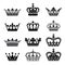 Crown Icons Set
