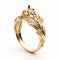 Crown-inspired Gold Ring - Elegant And Regal Jewelry