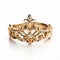 Crown-inspired Gold Ring - Elegant And Regal Jewelry