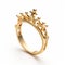 Crown-inspired Gold Ring With High Detail And Princesscore Aesthetic