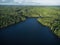 Crown Land Aerial Buckskin Lake Ontario Canada Cottages