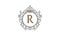 Crown Leaf Logo Initial R