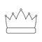 Crown line icon