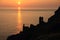 Crown Mines, Botallack at Sunset