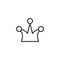 Crown outline icon