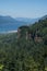 Crown Point Vista House from the lookout at Portland Women`s Forum Park in Oregon