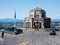 Crown Point Vista House, a museum and observation point in Columbia River Gorge national scenic